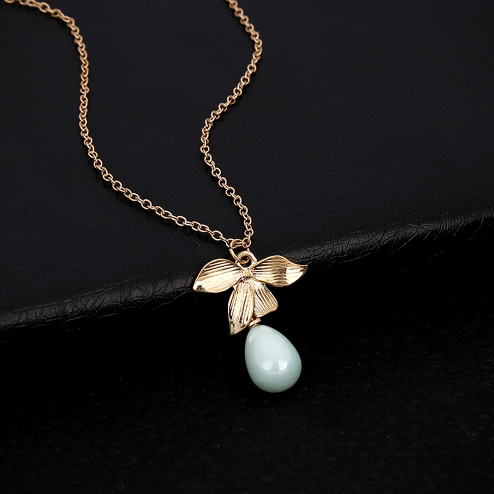 Pearl Orchid Flower Necklace NWT - Picture 4 of 6